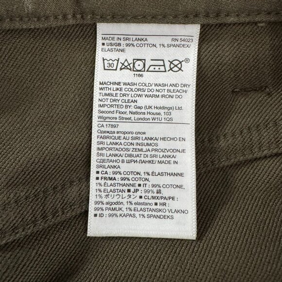 Banana Republic The Traveler Slim Pants Mens 38x34 Green Stretch NWT PT-2609 - Picture 14 of 16